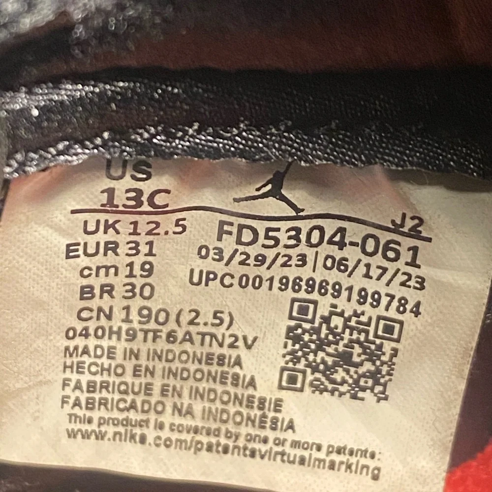 Nike Air Jordan 1 Retro Hi OG Satin Bred Red Black Sneakers Shoes 13c